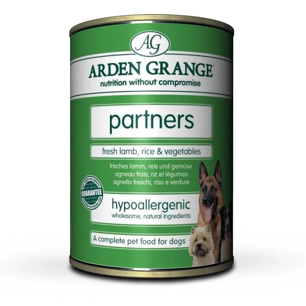Arden Grange Dog Food with Fresh Lamb & Rice (6x395g Tins)