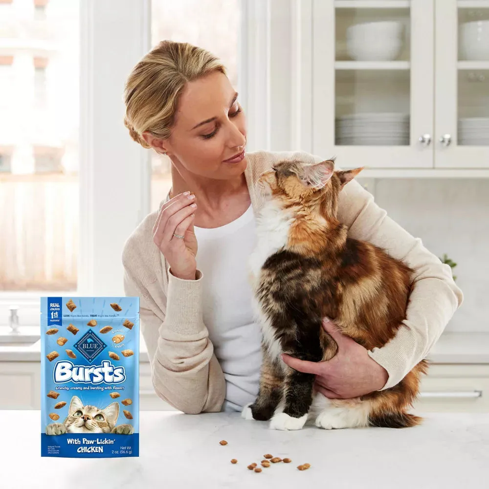 Blue Buffalo Bursts with Chicken Crunchy & Creamy Cat Treats - 2 oz.