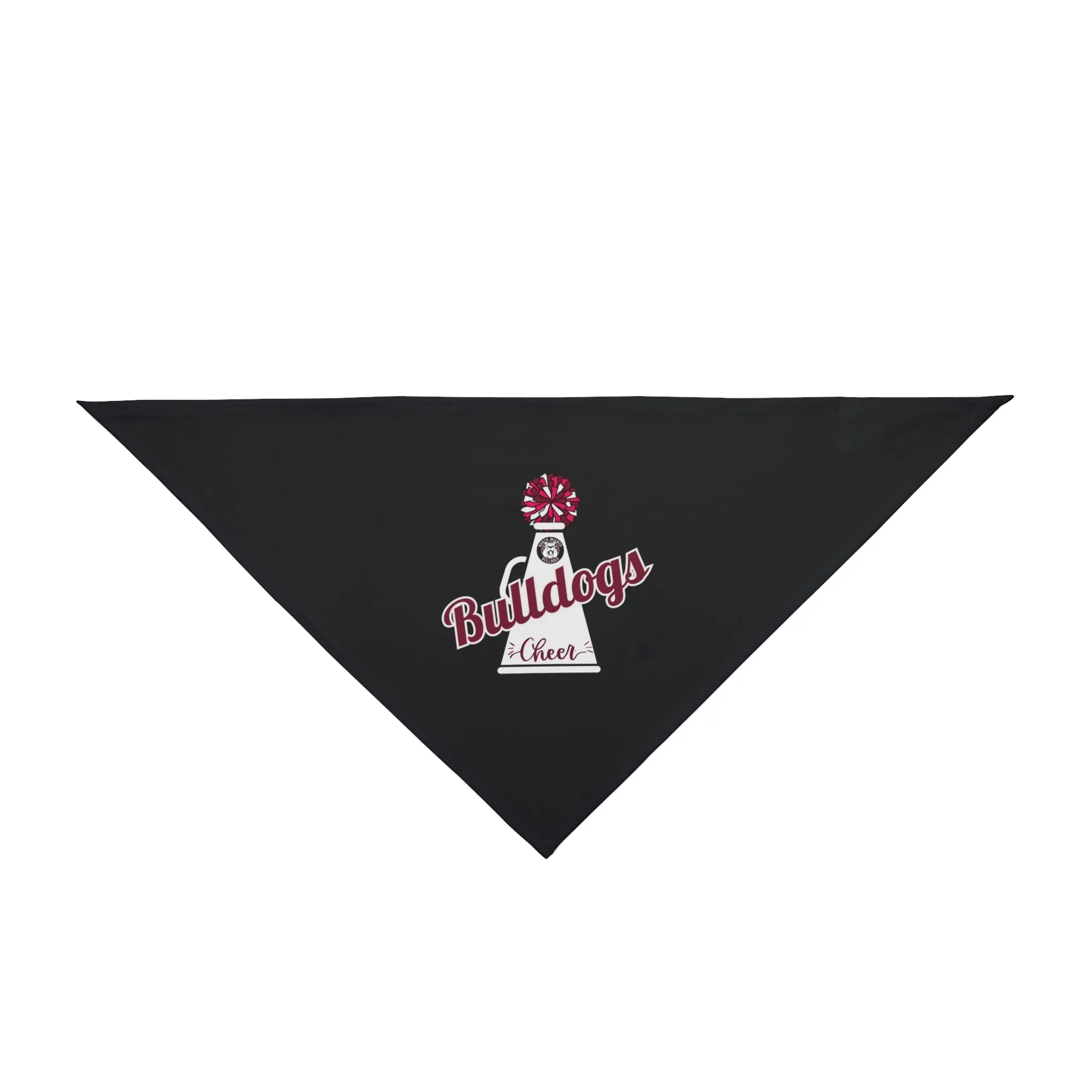 Bulldogs Cheer Pet Bandana, Dog Adopt Me Bandana, Dog customizable bandana, Dog Collar Bandana, Adopt Me Bandana