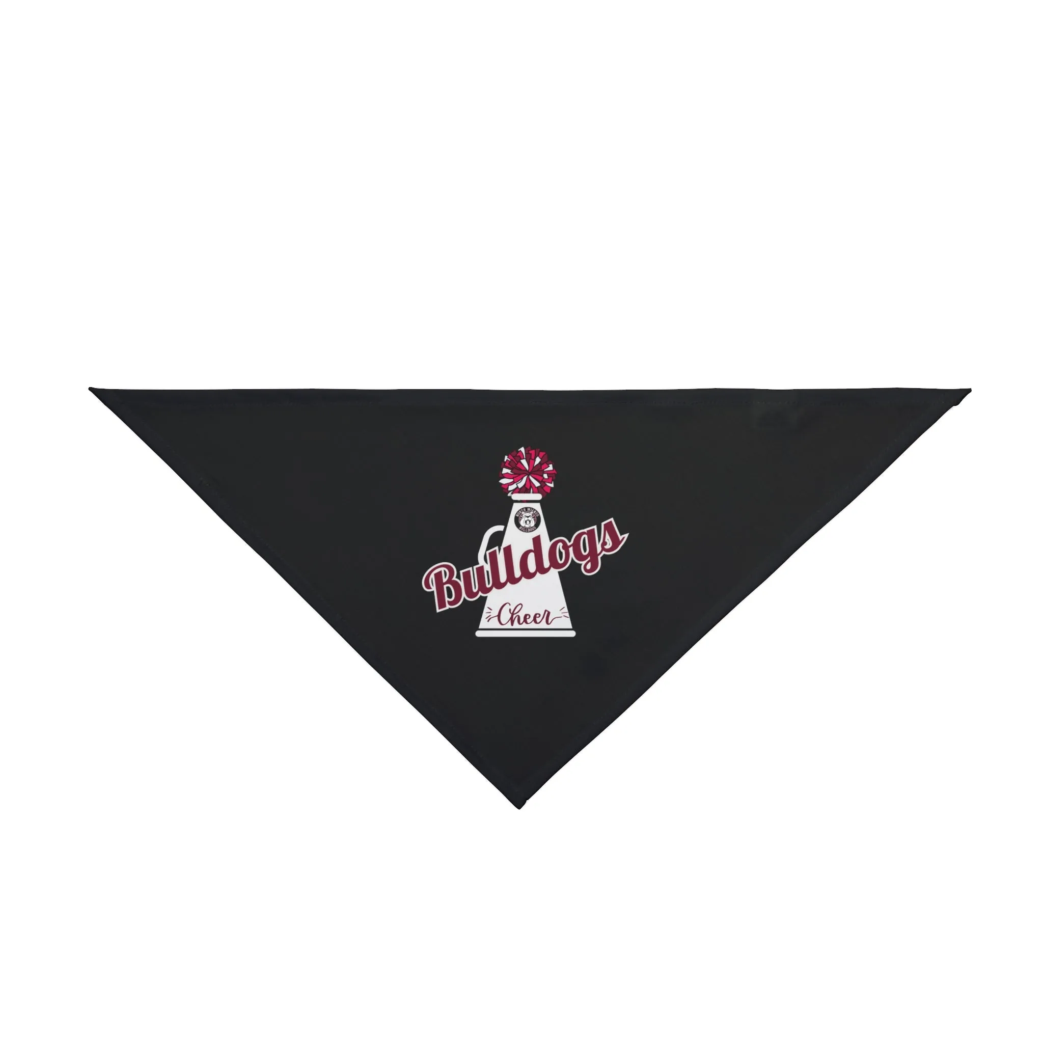 Bulldogs Cheer Pet Bandana, Dog Adopt Me Bandana, Dog customizable bandana, Dog Collar Bandana, Adopt Me Bandana