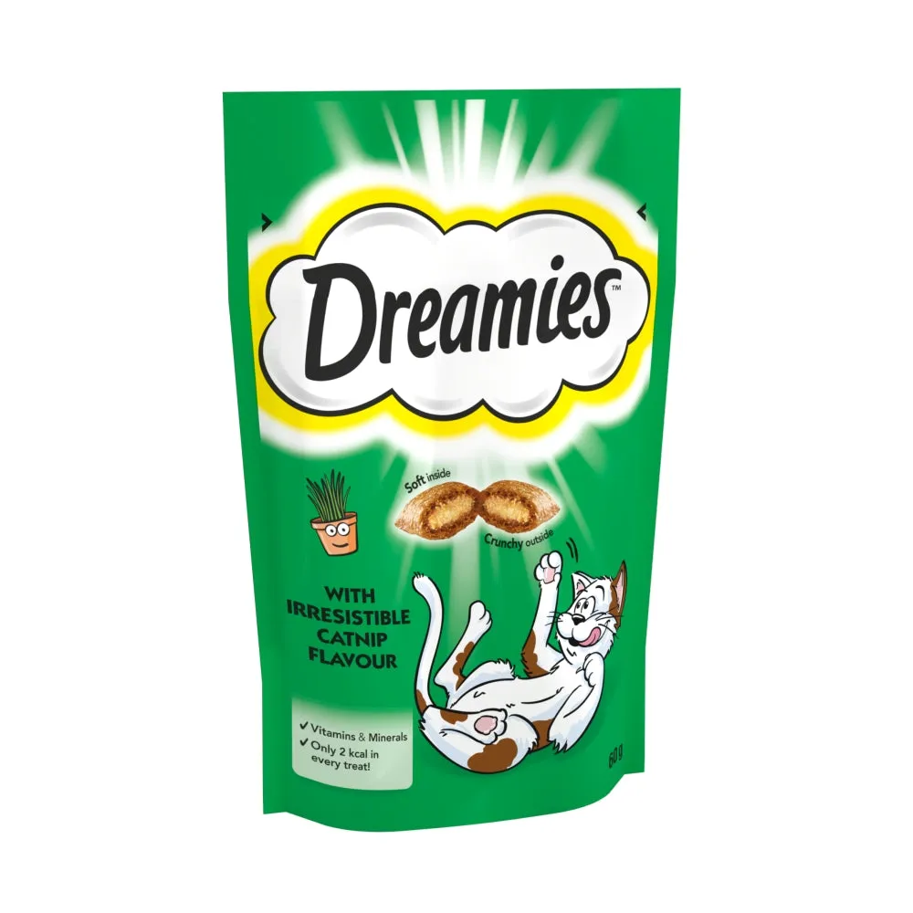 Dreamies Cat Treats - Catnip 60g