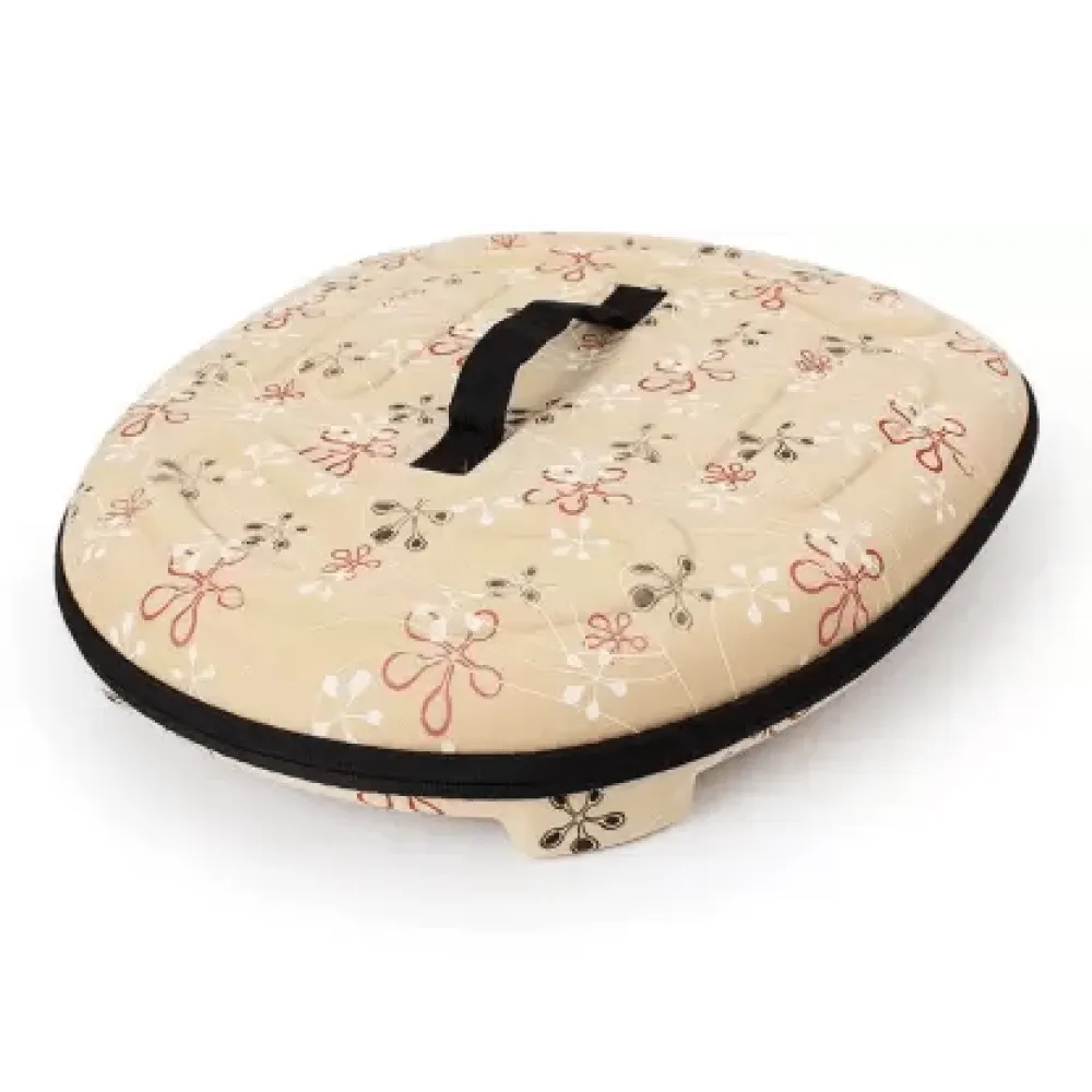 Emily Pets Portable, Breathable Eva Car Soft Fabric Carrier for Dogs and Cats (Black)