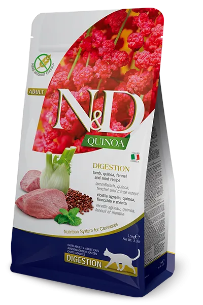 Farmina N&D Quinoa Digestion Recipe Dry Cat Food