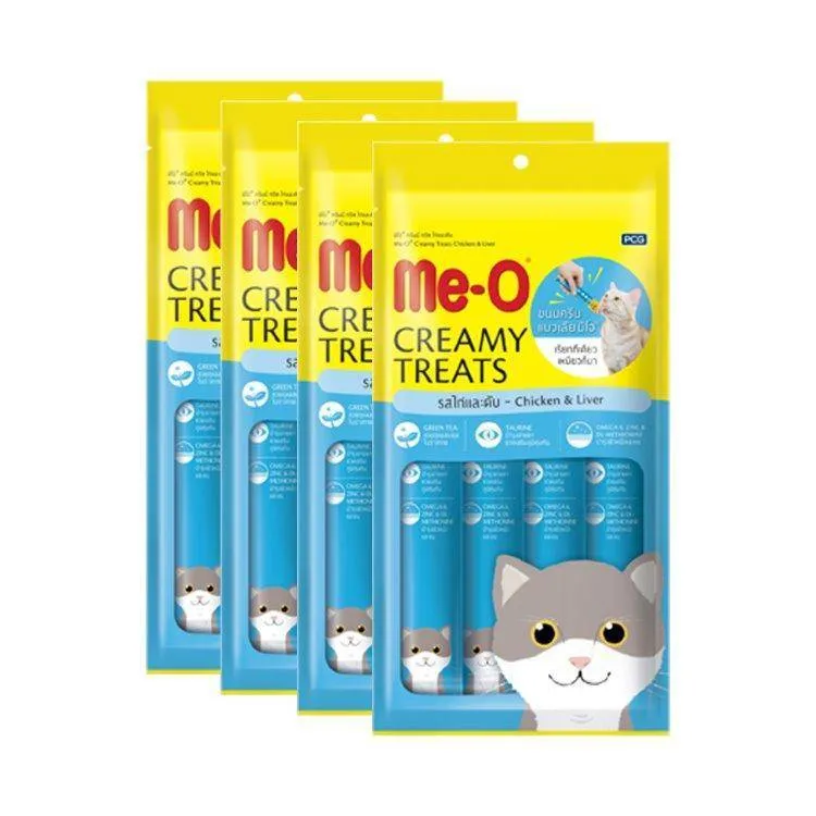 Meo Creamy Treats Chicken & Liver 15 g. (4 pcs./Pack)
