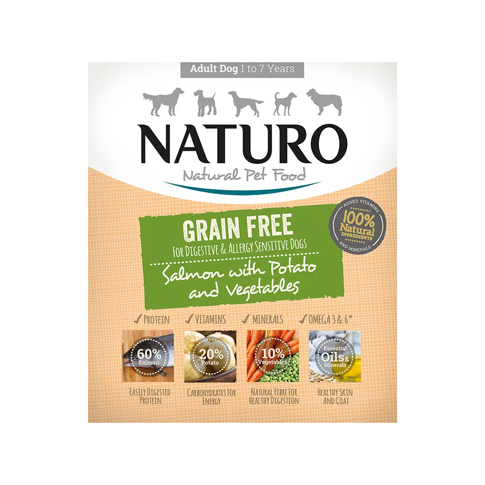 Naturo - Adult Grain Free - Salmon, Potato & Veg