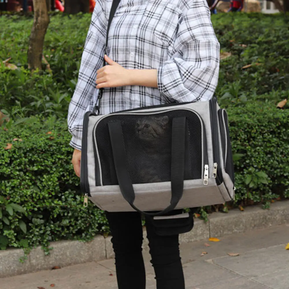 PAWS ASIA AliExpress Best Sell Collapsible Portable Transportation Outdoor Cat Travel Cage Dog Carrier Bag
