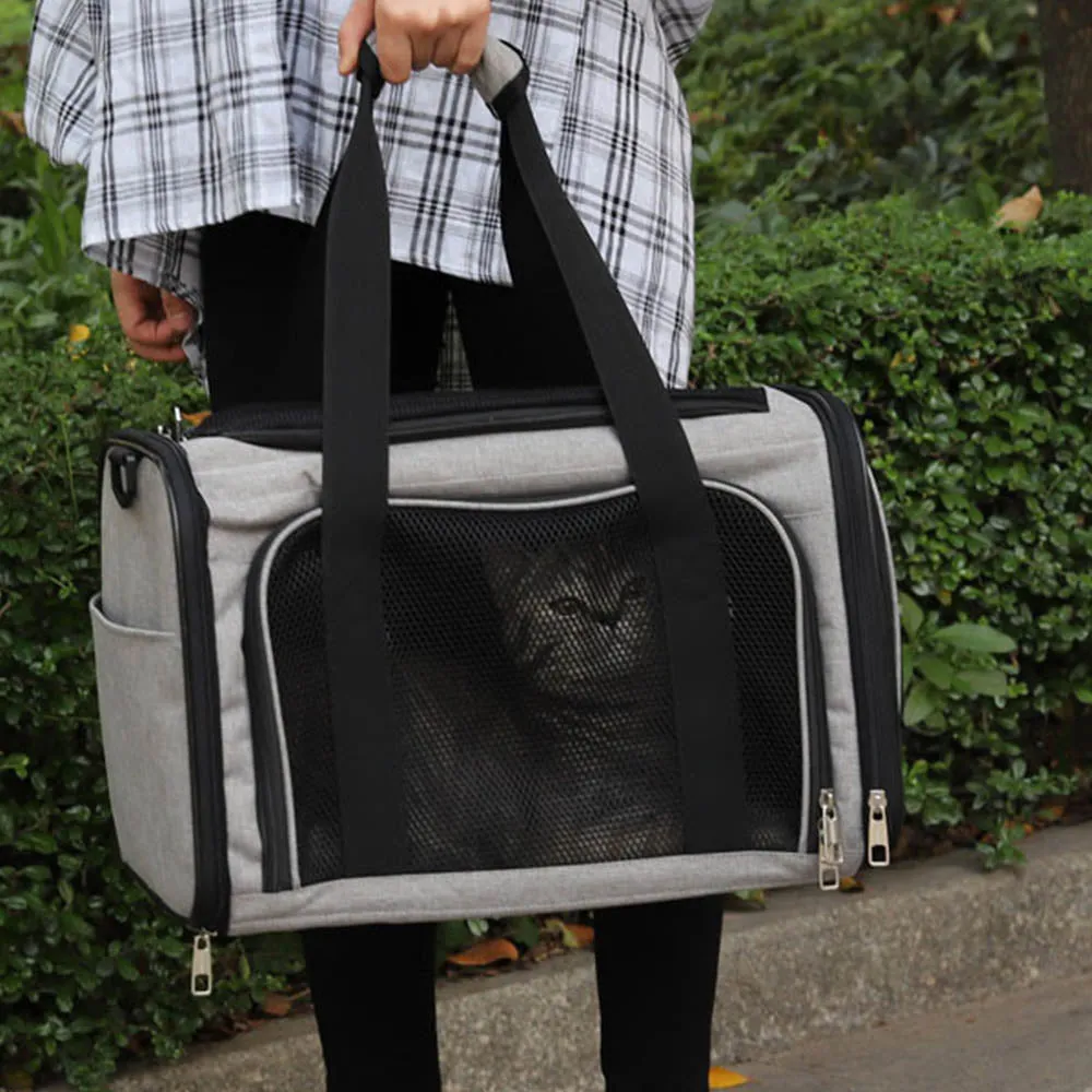 PAWS ASIA AliExpress Best Sell Collapsible Portable Transportation Outdoor Cat Travel Cage Dog Carrier Bag