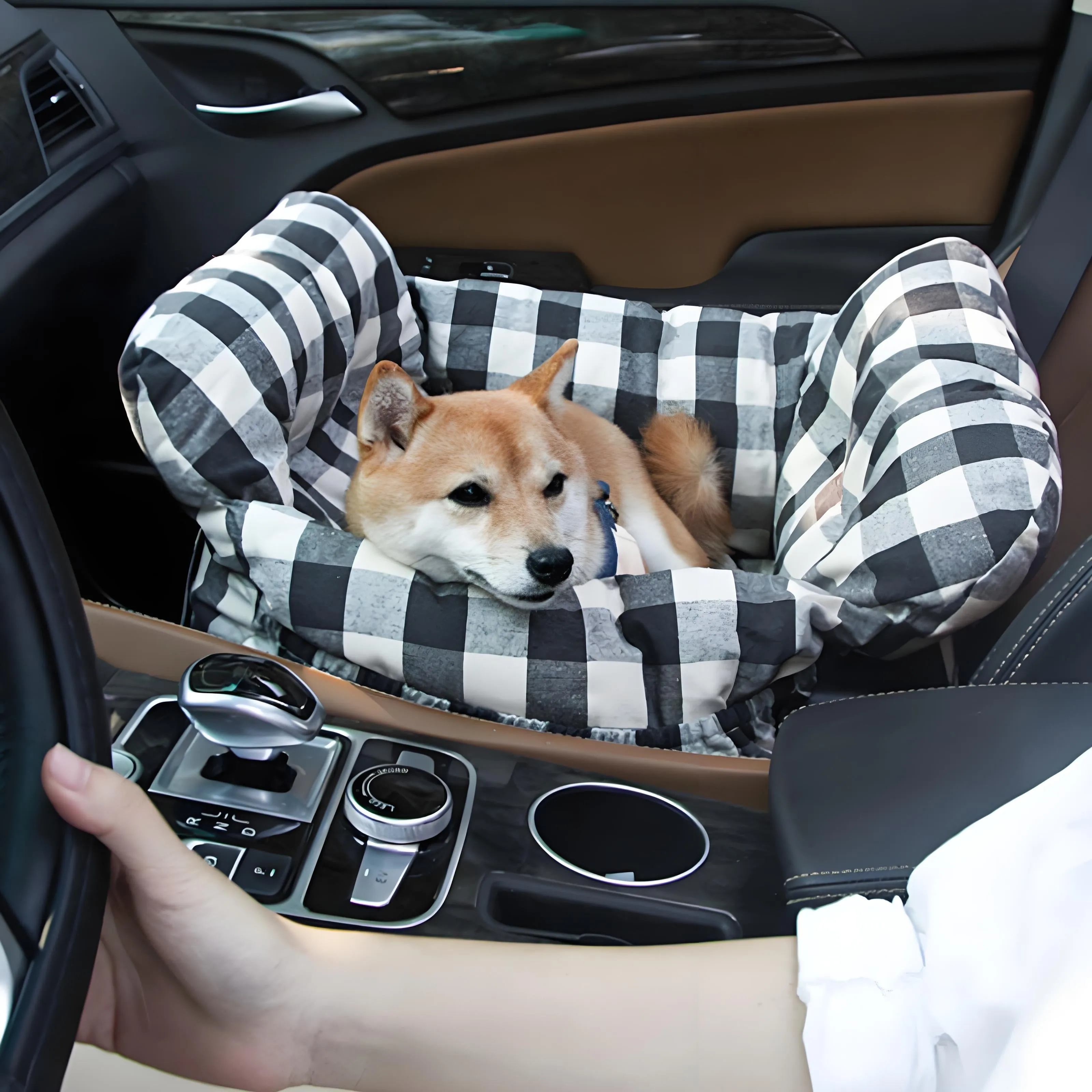 TESERY Dog Car Seat Bed