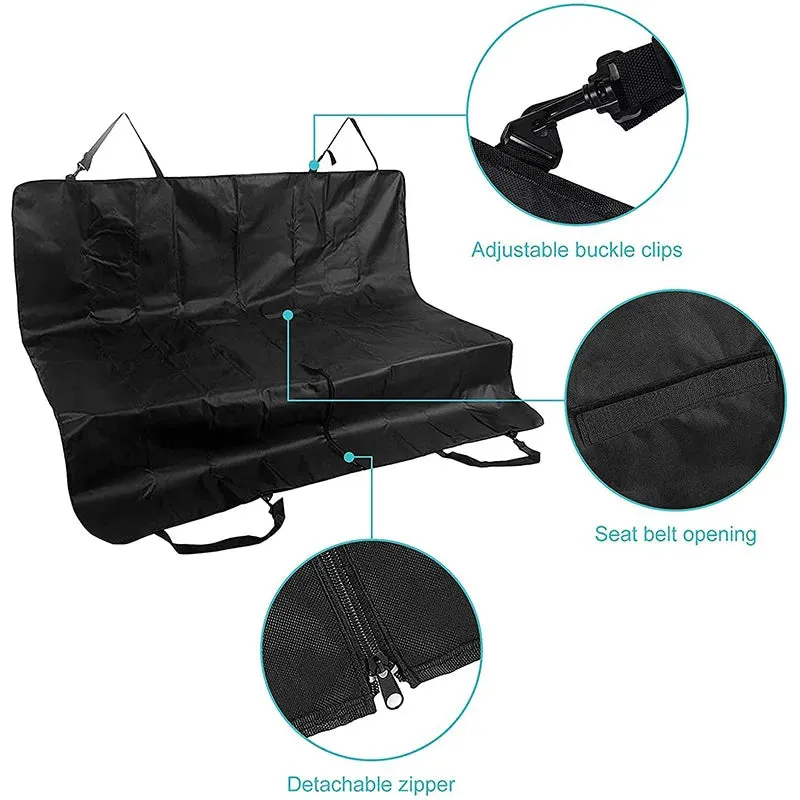 Waterproof Dog Car Seat Cover Hammock – Durable Travel Protector