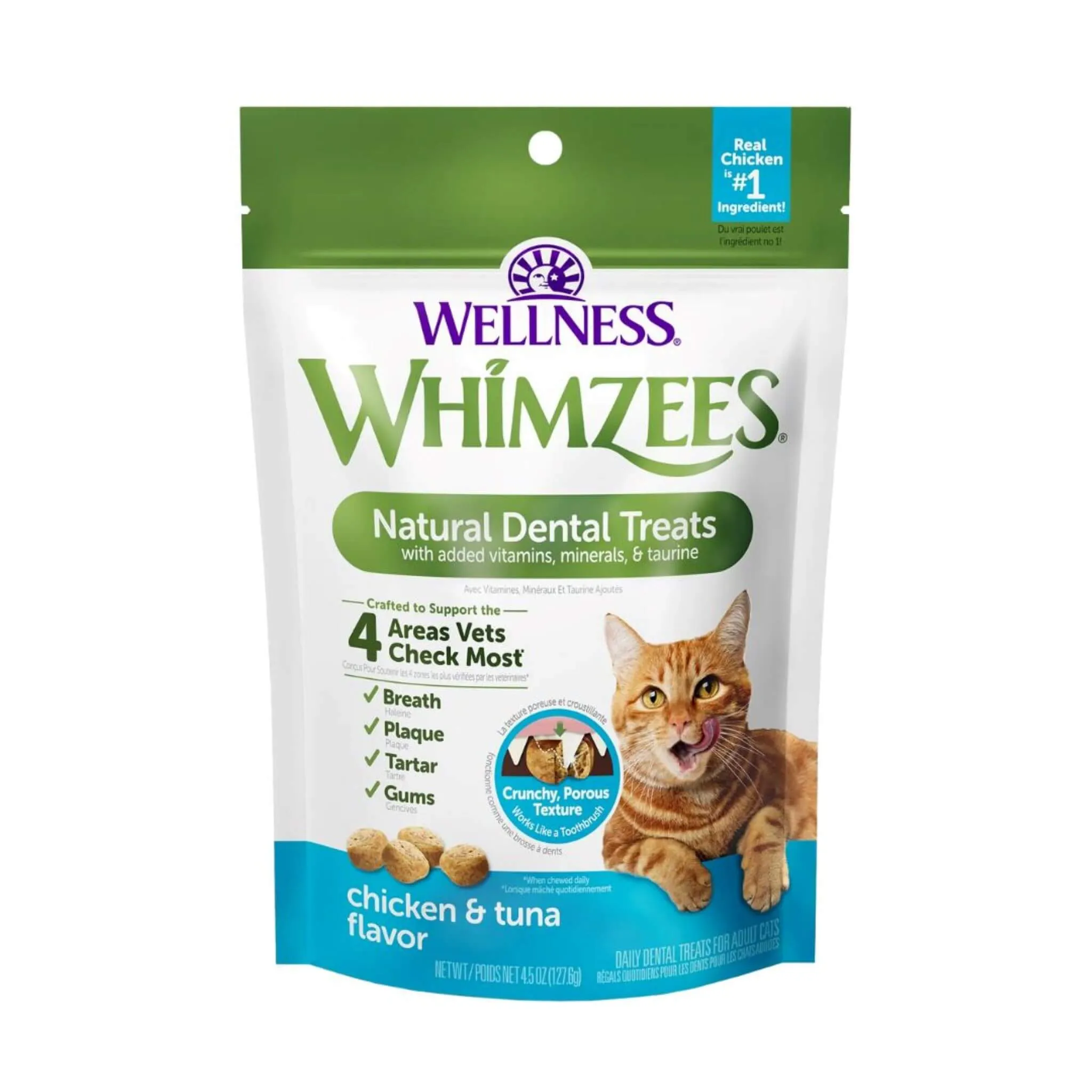 Whimzees Cat Dental Treats - Chicken and Tuna